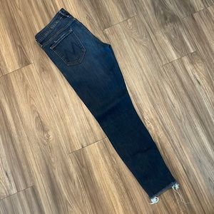 Mother Denim Looker Ankle Fray, size 28